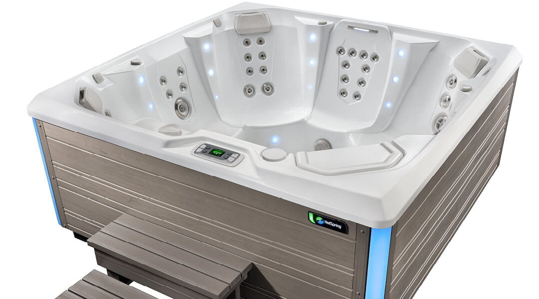 Luxury HotSpring Limelight Flash Hot Tub 7 Seats Aquasun