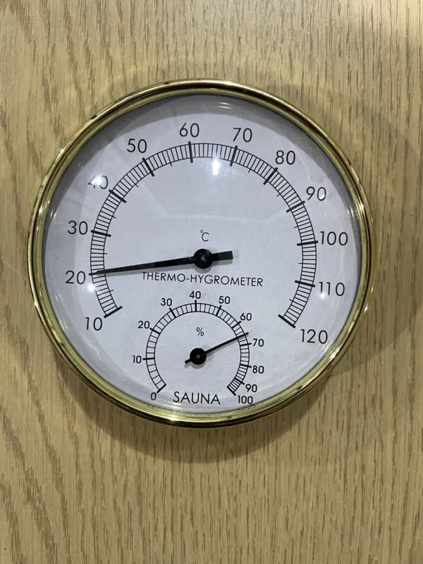 sauna thermometer / hygrometer