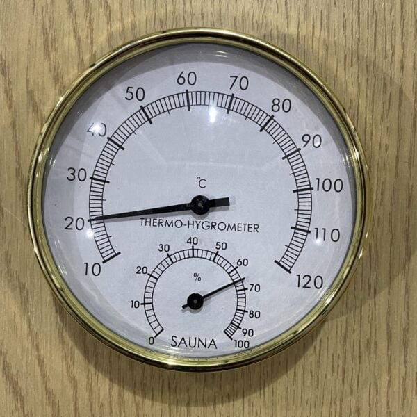 sauna thermometer / hygrometer